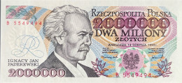 Poland 2.000.000 Zloty, P-158b (14.8.1992) - UNC - Polonia
