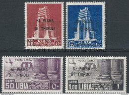 1937 Libia XI Tripoli's Exhibition MNH Sassone N. 142/43+A - Other & Unclassified