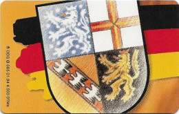 Germany - Wappen Der BRD - Saarland (Ludwigskirche) - O 0065 - 01.1994, 6DM, 4.500ex, Mint - O-Serie : Serie Clienti Esclusi Dal Servizio Delle Collezioni