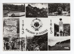 1963. YUGOSLAVIA,BOSNIA,TJENTISTE,ZELENGORA,1943-1963 SUTJESKA OFFENSIVE,POSTCARD,USED - Jugoslawien