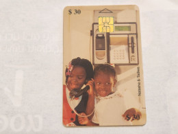 Zimbabwe-(ZIM-14)-Natasha & Tadiva 1-(76)-($30)-(0018-016639)-(1/05/2000)-(tirage-20.000)-used Card - Simbabwe