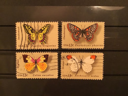 United States 1977 Butterflies Used SG 1688-91 Sc 1712-5 Mi 1300-3 - Usados