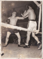 1 Nov 1952 TE KORTRIJK, MASSELUS WINT OP PUNTEN TEGEN DE POOL LOMBARDOT, EERSTE BEROEPSKAMP (foto 18x13cm) - Pugilato