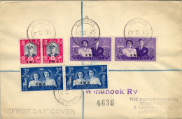 1947 AFRICA DEL SUDOESTE , WINDHOEK , FIRST DAY , CORONACIÓN - África Del Sudoeste (1923-1990)