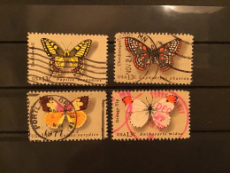 United States 1977 Butterflies Used SG 1688-91 Sc 1712-5 Mi 1300-3 - Usados
