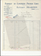 14, Cagny, Fabrique De Camembert Premier Choix. - 1900 – 1949