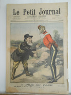 LE PETIT JOURNAL N°475 - 24 DECEMBRE 1899 - A PILE OU FACE LE BOER - CARICATURE - EBOULEMENTS PLACE DE L'ETOILE - Le Petit Journal