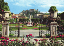 SALZBURG, MIRABELLGARTEN, GARDEN, GATE, FOUNTAIN, ARCHITECTURE, CASTLE, AUSTRIA, POSTCARD - Salzburg Stadt