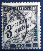 FRANCE                     TAXE  N° 12                    OBLITERE - 1859-1959 Oblitérés