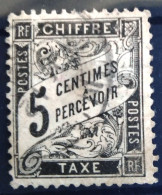 FRANCE                     TAXE  N° 14                    OBLITERE - 1859-1959 Gebraucht