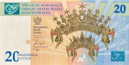 Poland 20 Zloty, P-191 (10.5.2017) - UNC - Lady Czestochowa Banknote - Poland