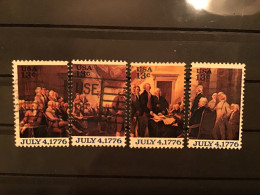 United States 1976 Bicentenary Of Revolution Used SG 1668-71 Sc 1691-4 Mi 1278-81 - Gebruikt