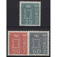 Norwegen 482/84 Postfrisch Landestypische Motive - Unused Stamps