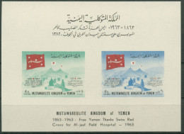 Jemen (Königreich) 1963 Internationales Rotes Kreuz Block 7 Postfrisch (C30444) - Yémen