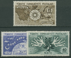 Türkei 1954 5 Jahre Nationalpakt (NATO) 1388/90 Postfrisch - Unused Stamps