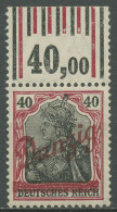 Danzig 1920 Sog. Kleiner Innendienst Walze Oberrand 38 B WOR Postfrisch - Mint