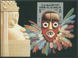 Umm-Al-Qaiwain 1971 Masken: Afrika Block 54 Postfrisch (C30149) - Umm Al-Qiwain