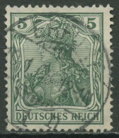 Deutsches Reich 1905/13 Germania Friedensdruck 85 I A Gestempelt Geprüft - Gebraucht