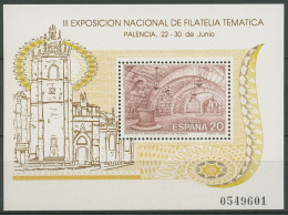 Spanien 1990 FILATEM'90 Kathedrale V. Palencia Block 37 Postfrisch (C91673) - Blocchi & Foglietti