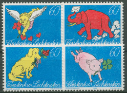 Liechtenstein 1994 Grußmarken Zeichnungen 1085/88 Postfrisch - Neufs