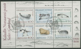 Grönland 1991 Tiere Robben Block 3 Gestempelt (C13825) - Blocks & Sheetlets