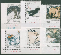 China 1997 Kunst Maler Pan Tianshou 2786/91 Ecken Postfrisch - Neufs