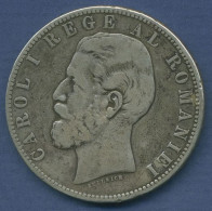 Rumänien 5 Lei 1883 B, Carol I., KM 17.1 Schön - Sehr Schön (m3937) - Romania