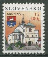 Slowakei 2008 Freimarke Stadt Krupina 574 Postfrisch - Unused Stamps