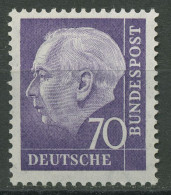 Bund 1956/60 Theodor Heuss Mit Seitenverkehrtem WZ 263 X W Z Postfrisch - Nuevos