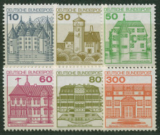 Bund 1977/87 Burgen/Schlösser LETTERSET 6 Werte Komplett 913/1143 Postfrisch - Unused Stamps