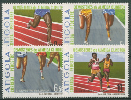 Angola 1985 30 Jahre Demostenes-de-Almeida-Clington-Lauf 735/38 Postfrisch - Angola