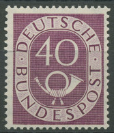 Bund 1951 Freimarke Posthorn 133 Postfrisch Geprüft - Unused Stamps