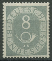 Bund 1951 Freimarke Posthorn 127 Postfrisch Geprüft - Ungebraucht