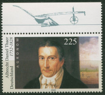 Bund 2002 Albrecht Daniel Thaer, Raster 75/15 Mit Oberrand, 2255 II Postfrisch - Ungebraucht