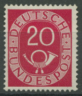 Bund 1951 Freimarke Posthorn 130 Postfrisch Geprüft - Unused Stamps