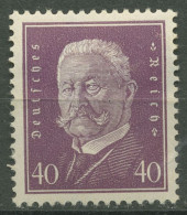 Deutsches Reich 1928 Hindenburg 418 Mit Falz, Starke Haftstellen (R80591) - Unused Stamps