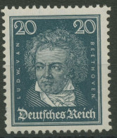 Deutsches Reich 1926 Beethoven 392 X Postfrisch, Kleiner Zahnfehler (R80576) - Unused Stamps