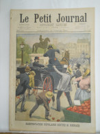 LE PETIT JOURNAL N°504 - 15 JUILLET 1900 - MANIF CONTRE M. REINACH - EXPOSITION 1900 PAVILLON DE L'EGYPTE - CHINE - Le Petit Journal