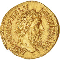 Pertinax, Aureus, 193, Rome, Extrêmement Rare, Or, SUP, RIC:4a - The Severans (193 AD Tot 235 AD)