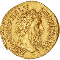 Monnaie, Pertinax, Aureus, 193, Rome, Rare, SUP, Or, Calicó:2383 - Les Sévères (193 à 235)