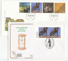 Farmers HORSES FDCs Booklet Pane Mechanical Ploughing FDC & Farmers FDC Gb Stamps Horse  Cover - Cavalli