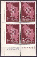 Yugoslavia 1950 - Chess Olympiad In Dubrovnik - Mi 616 - MNH**VF - Unused Stamps