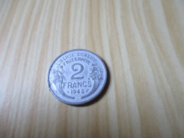 France - 2 Francs Morlon 1945 Alu.N°265. - 2 Francs