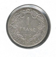 ALBERT I * 1 Frank 1910 Frans * Prachtig * Nr 12764 - 1 Franco