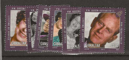 2011  MNH Gibraltar Mi 1414-19 Postfris** - Gibraltar