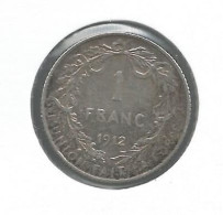 ALBERT I * 1 Frank 1912 Frans * Prachtig / FDC * Nr 12775 - 1 Franco