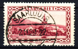 SAARGEBIET 1926 Nr 114 Zentrisch Gestempelt X3BEF1A - Oblitérés