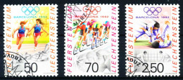 LIECHTENSTEIN 1992 Nr 1035-1037 Gestempelt SA19006 - Used Stamps