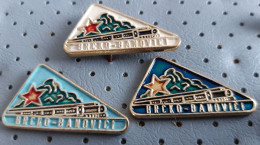 TRailway Line BrckoBanovici Youth Labour Action Bosnia Ex Yugoslavia Pins - Trasporti