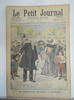 LE PETIT JOURNAL N° 624 - 2 NOVEMBRE 1902 - LE PRESIDENT KRUGER A MENTON - SAIGON ARRIVEE DE M. BEAU INDO-CHINE - Le Petit Journal